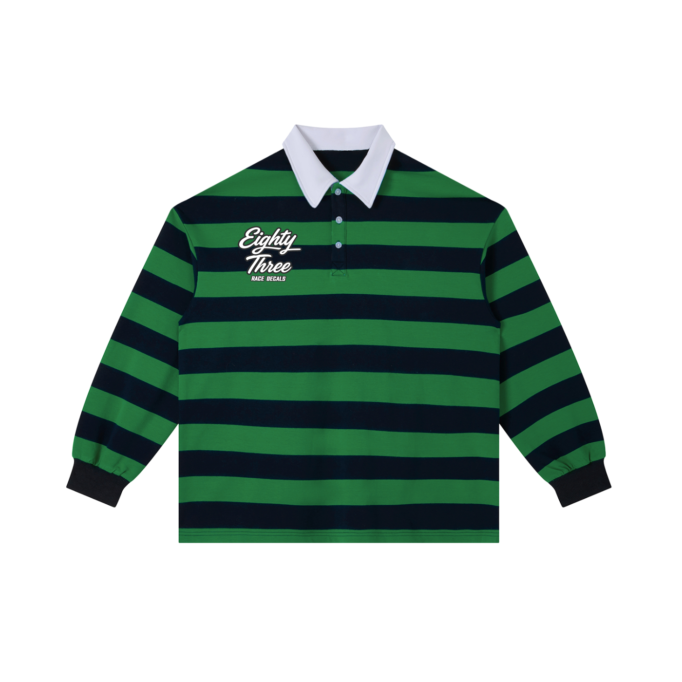 Color Block Stripe Polo Shirt