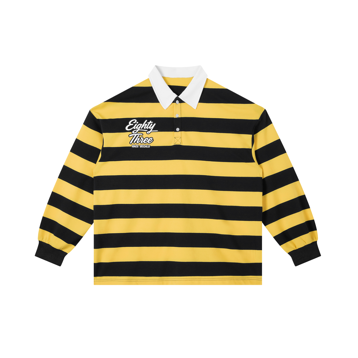 Color Block Stripe Polo Shirt