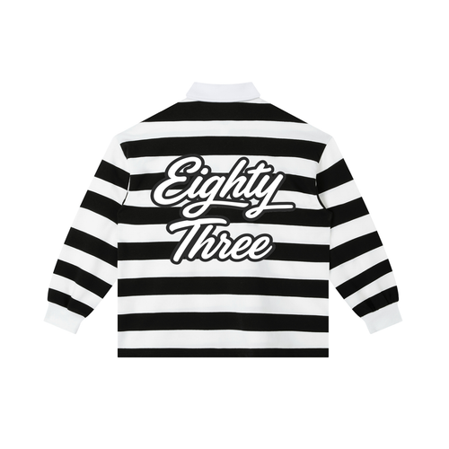 Color Block Stripe Polo Shirt