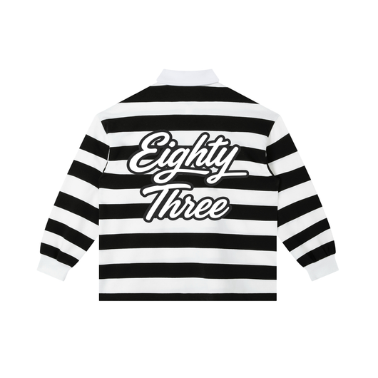 Color Block Stripe Polo Shirt