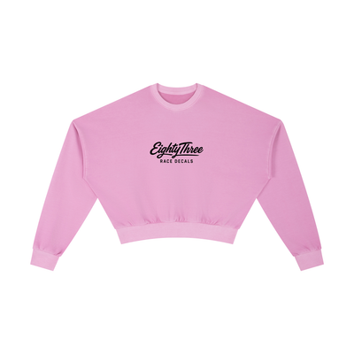 Vintage Washed Cropped Sweatshirt