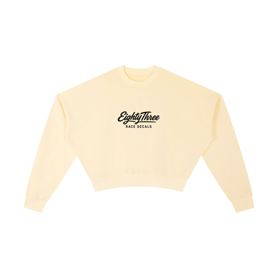 Vintage Washed Cropped Sweatshirt