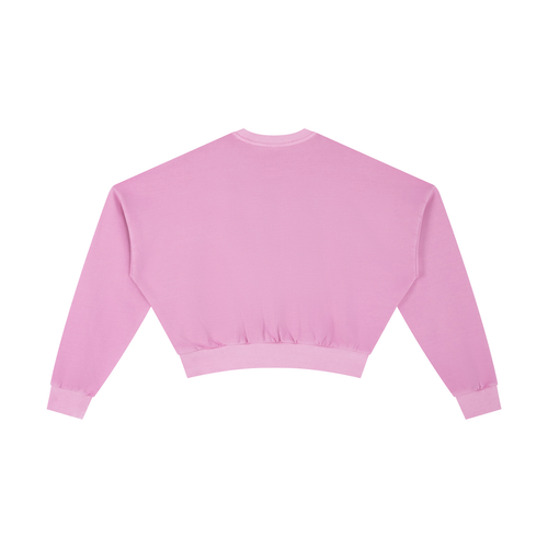 Vintage Washed Cropped Sweatshirt