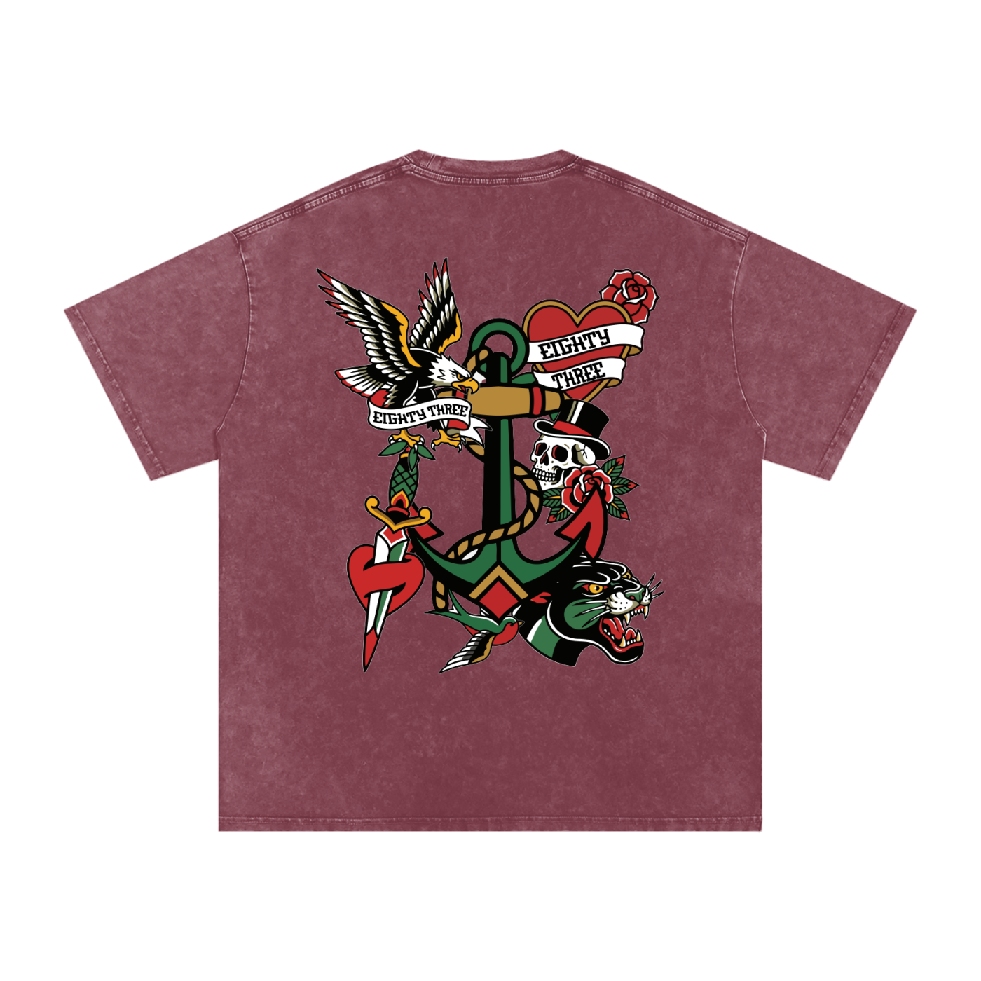 American Traditional Oversized T-Shirt