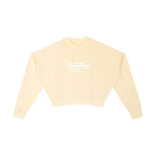 Vintage Washed Cropped Sweatshirt