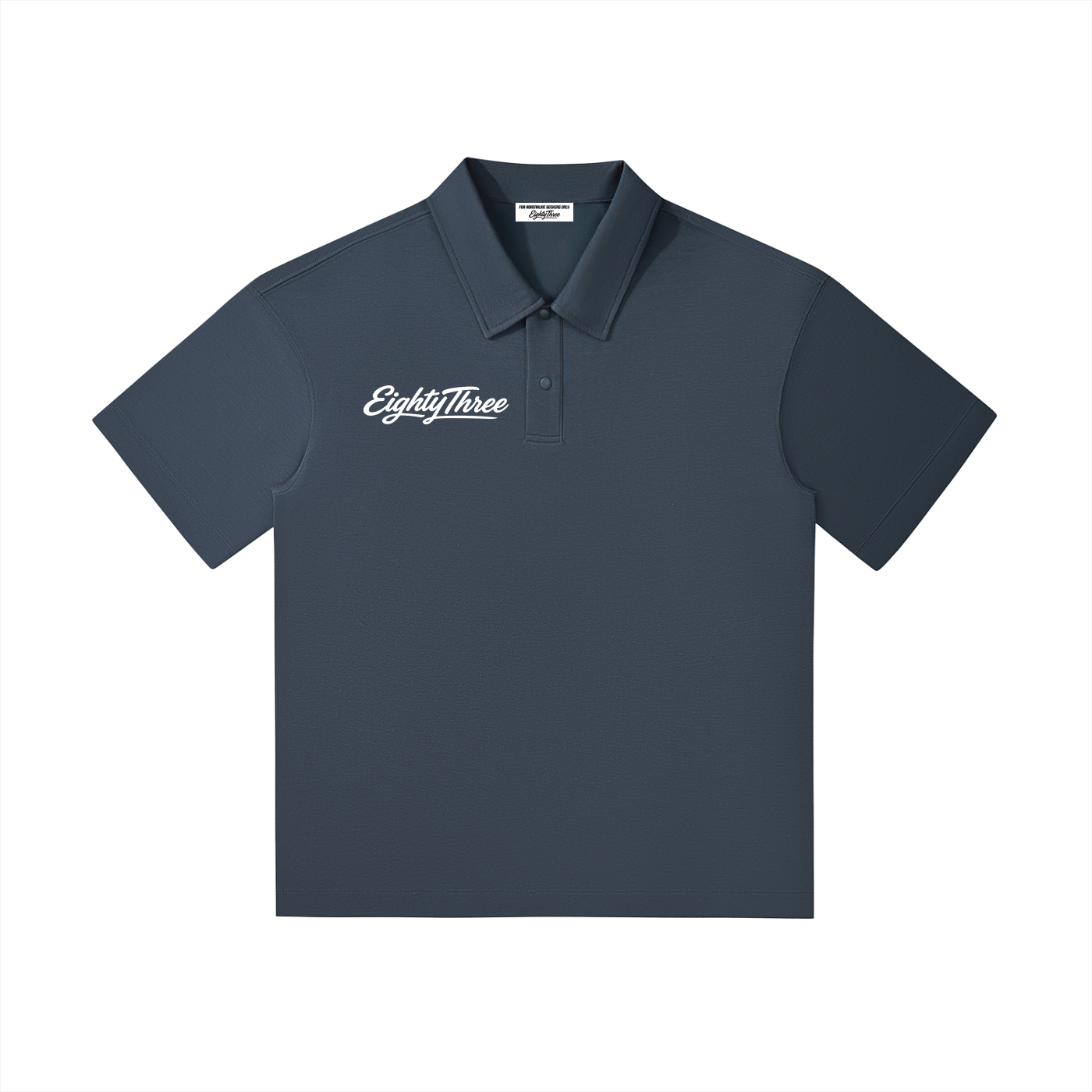 Drop Shoulder Short-Sleeve Polo