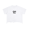 Vintage Wash Boxy Distressed Hem T-Shirt