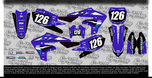Custom SMX Graphics SMALL BIKES