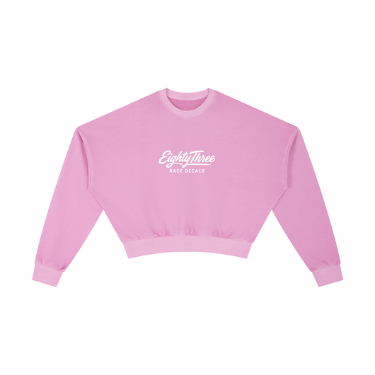 Vintage Washed Cropped Sweatshirt