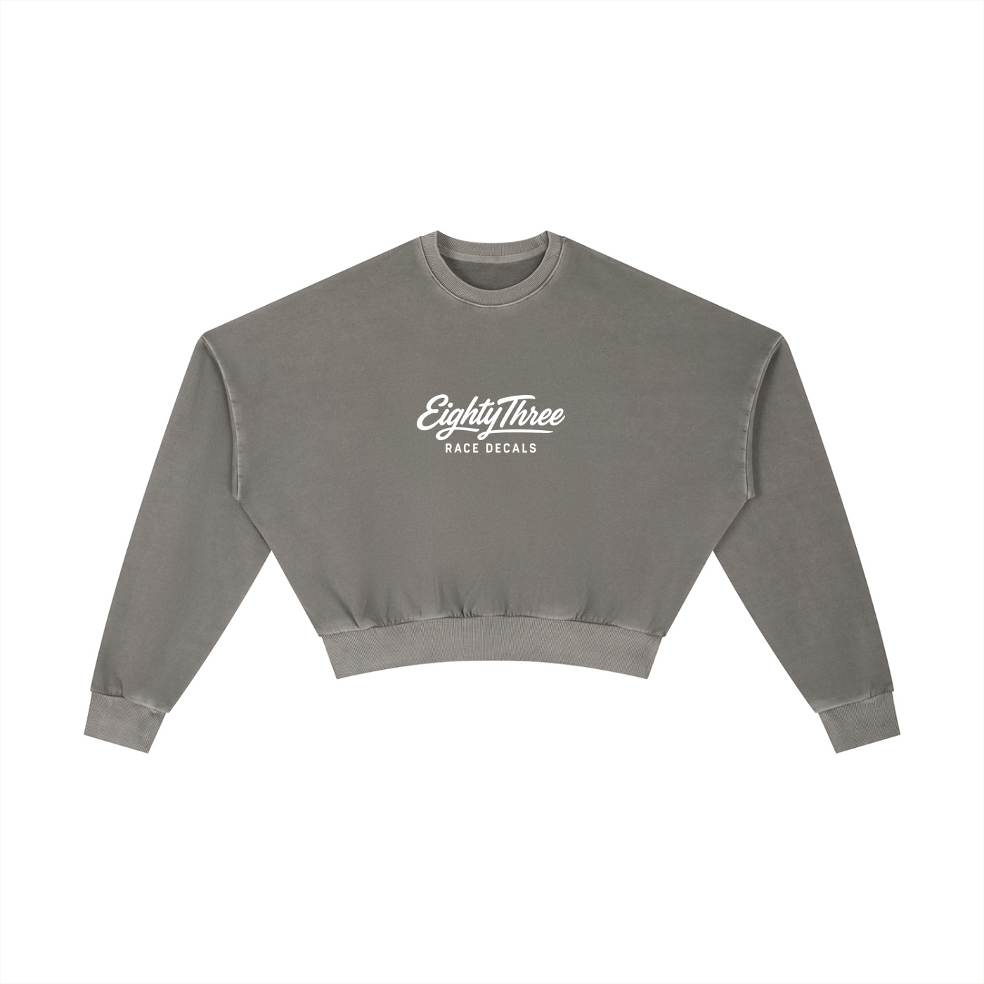 Vintage Washed Cropped Sweatshirt