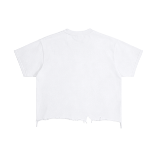 Vintage Wash Boxy Distressed Hem T-Shirt