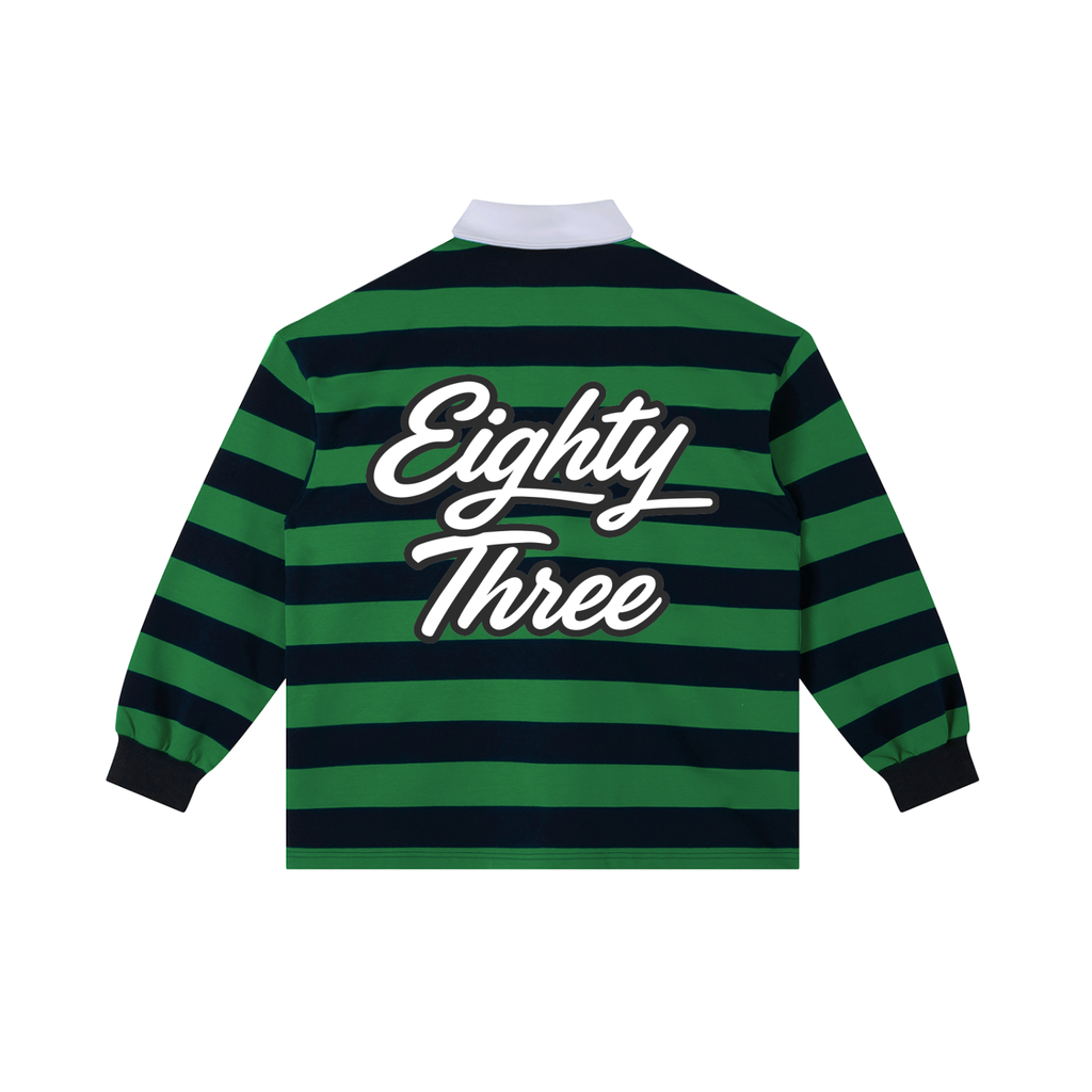 Color Block Stripe Polo Shirt