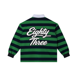 Color Block Stripe Polo Shirt