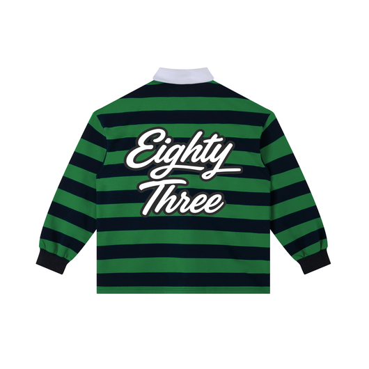 Color Block Stripe Polo Shirt