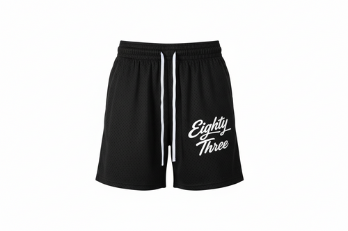 Mesh Drawstring Shorts