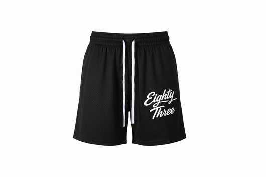 Mesh Drawstring Shorts