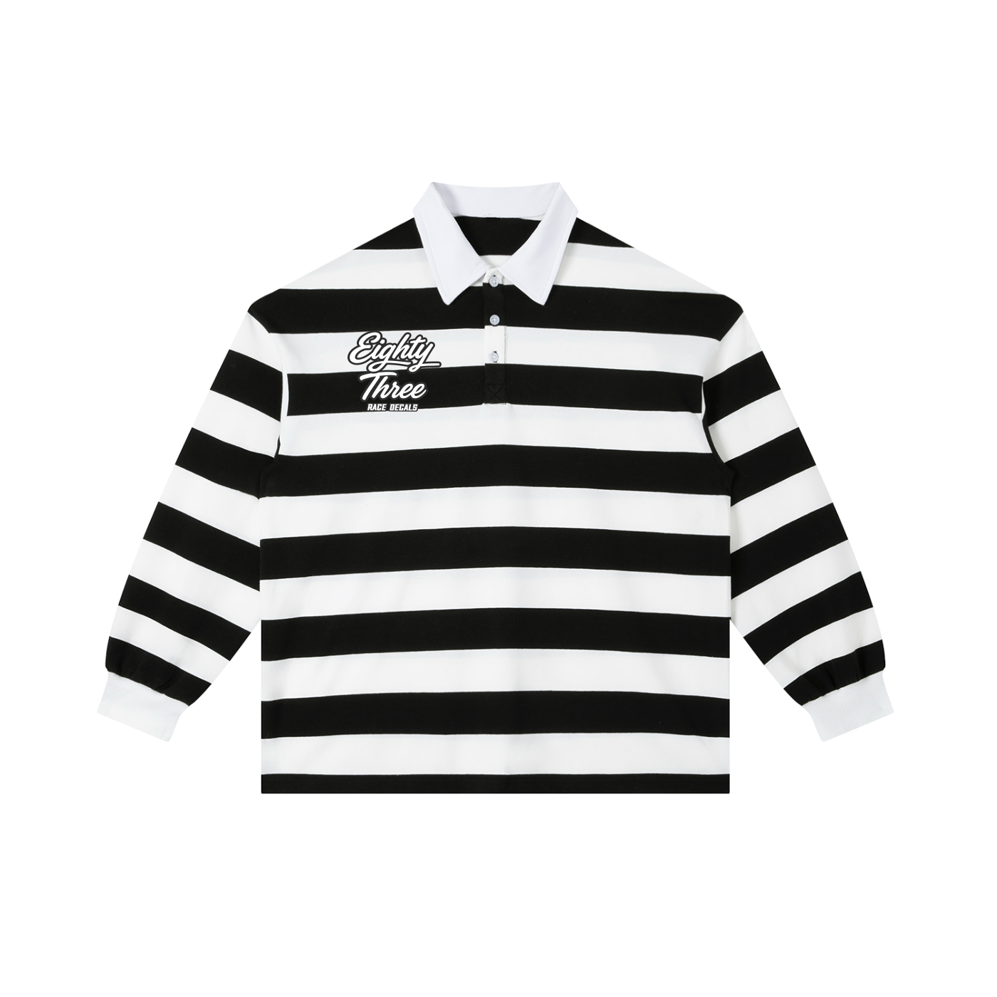 Color Block Stripe Polo Shirt