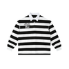 Color Block Stripe Polo Shirt