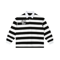 Color Block Stripe Polo Shirt