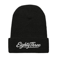 Waffle Beanie Black