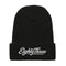 Waffle Beanie Black